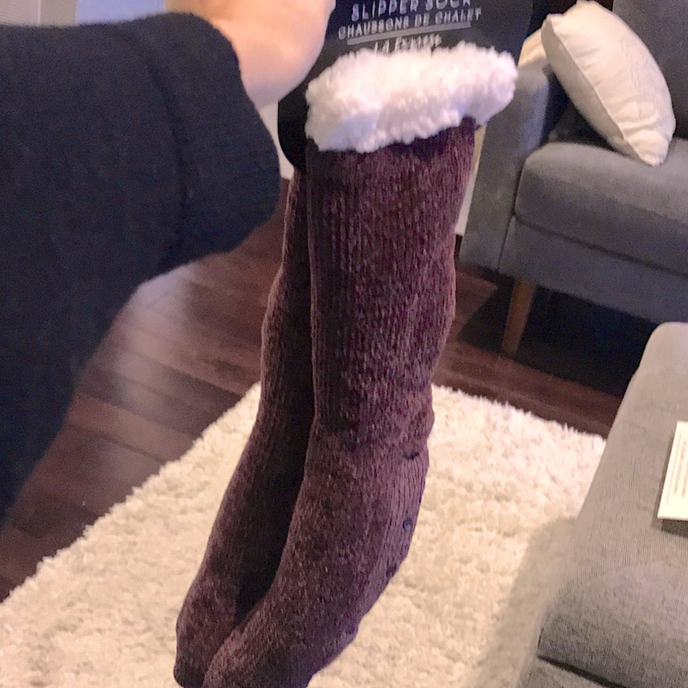 Slipper Socks Fur Lined